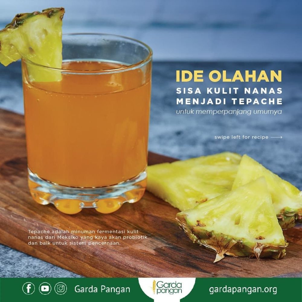 Ide Olahan Kulit Nanas - Tepache