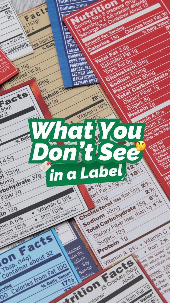 Yang Tidak Terlihat di Label Makanan