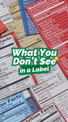 Yang Tidak Terlihat di Label Makanan